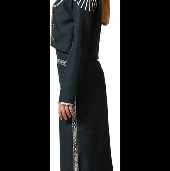 Womens Mariachi Mexican skirt set costume - Picture 3 of 4